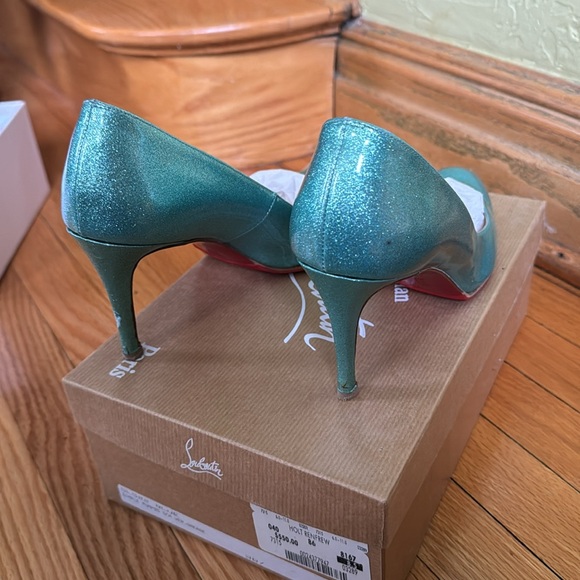 Christian Louboutin - Simple Pumps SL522 Blue US 8.5 - Picture 3 of 8